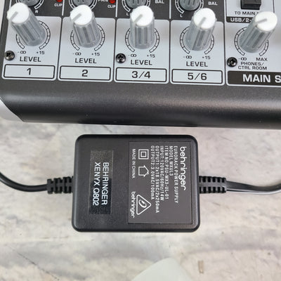 Behringer XENYX Q802USB 8-Input Mixer w/ USB
