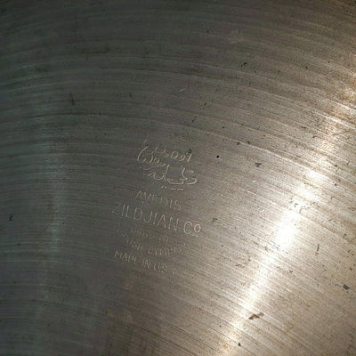 Vintage Zildjian Avedis  15" 15 Inch 1950s 1960s Crash Cymbal