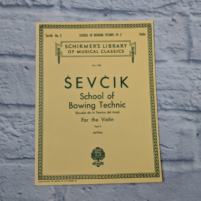 Sevcik Op. 2 School Of Bowing Technic -- Pt. 2