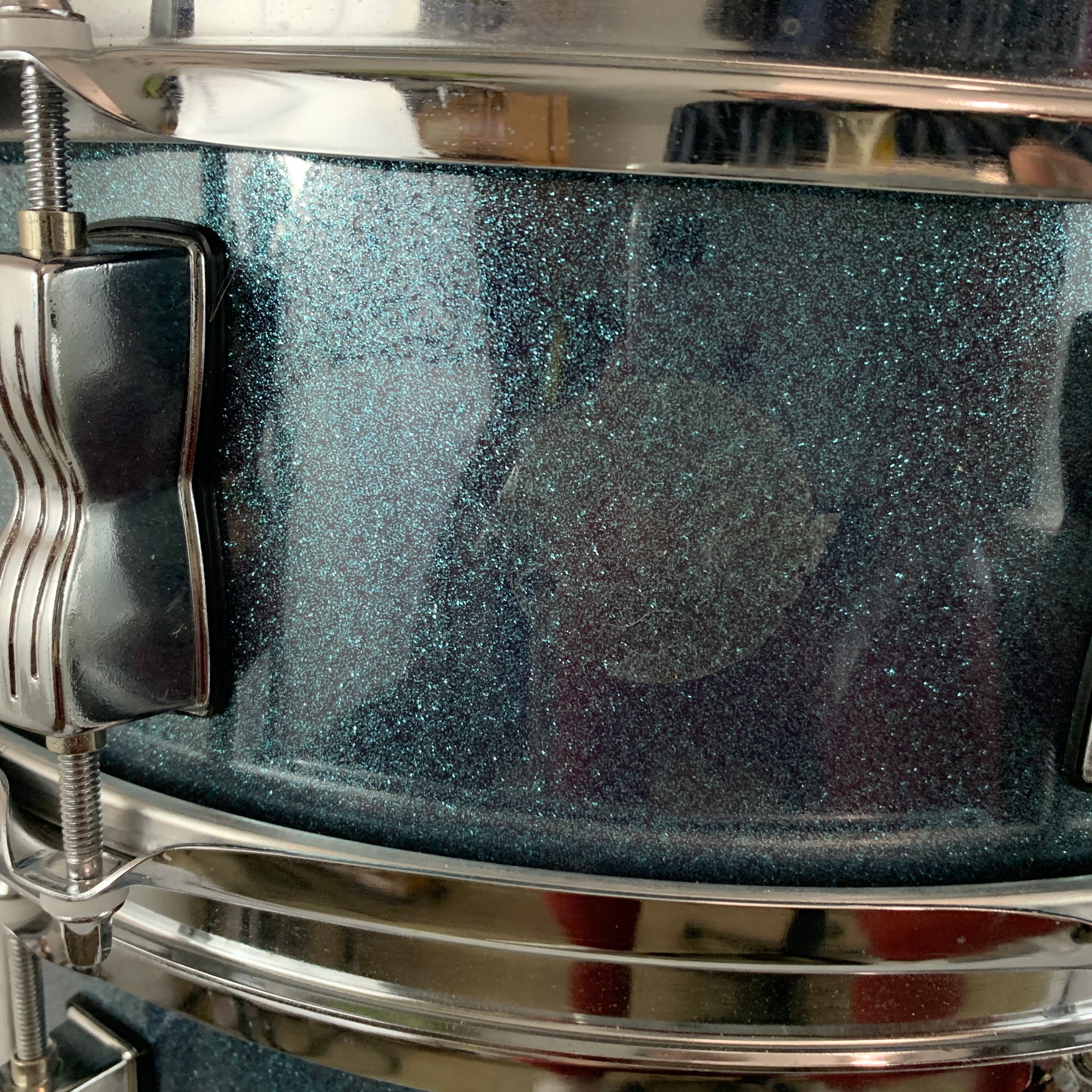 Ludwig Breakbeats 16 BD / 13 FL / 10 RT /14 SD - Azure Sparkle Drum Kit w/ Bags