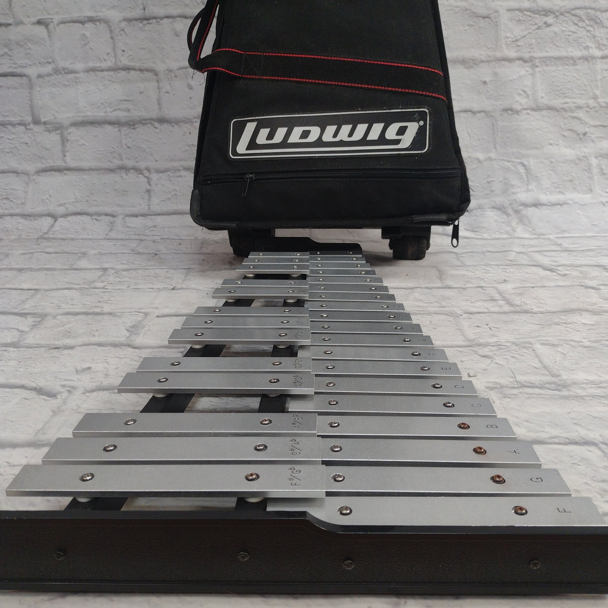 Ludwig Percussion Bell Set with Rolling Case
