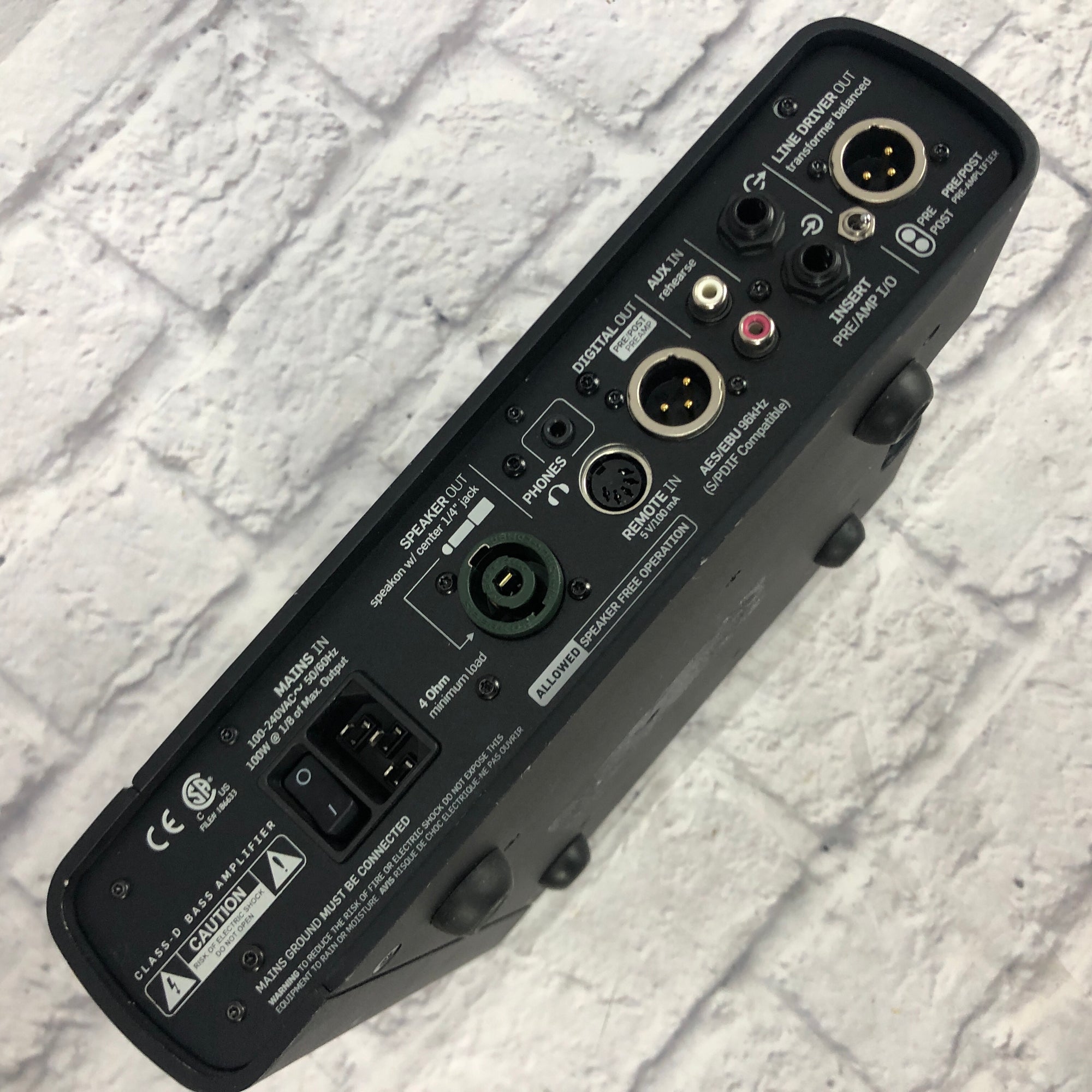 TC Electronic RH750 Bass Head