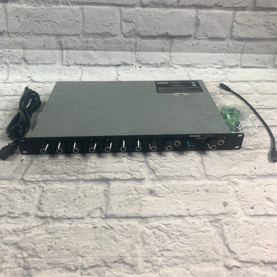 Shure SCM800 8-Channel Mic/Line Level Mixer w/ EQ