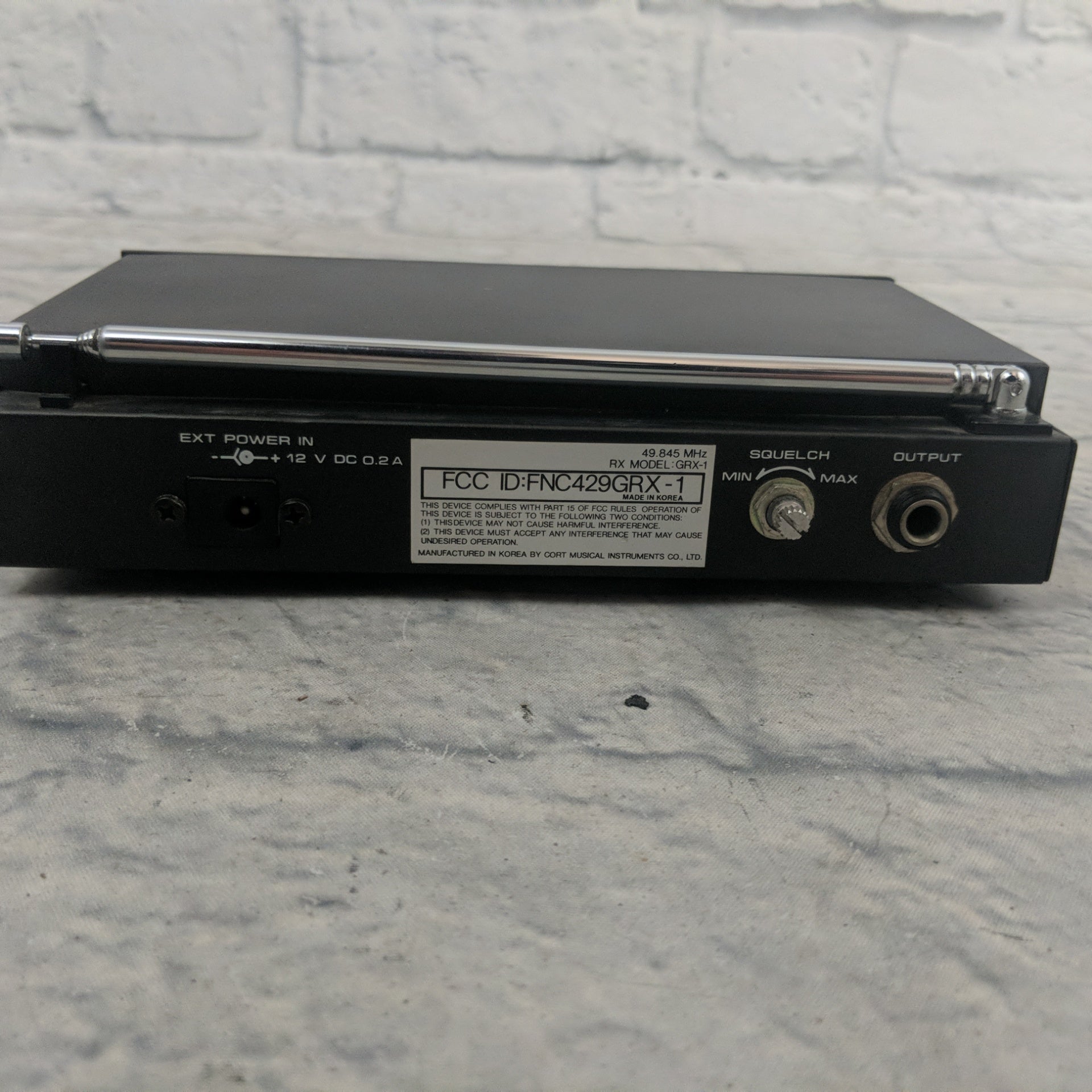 GRX-1 Quartz Locked Wireless Guitar Receiver