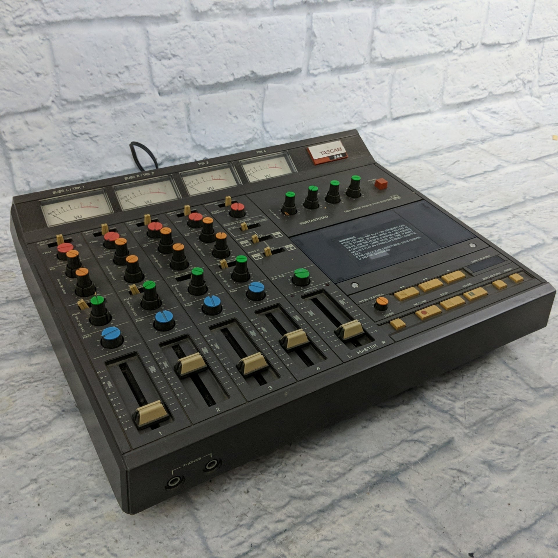 【通電のみ】TEAC TASCAM SERIES 244 PORTASTUDIO My Fantasy Audio Christmas Present - Tascam 244 Portastudio