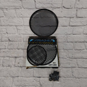 Pyramid GW12BK 12 Inch Waffle Speaker Grill Pair