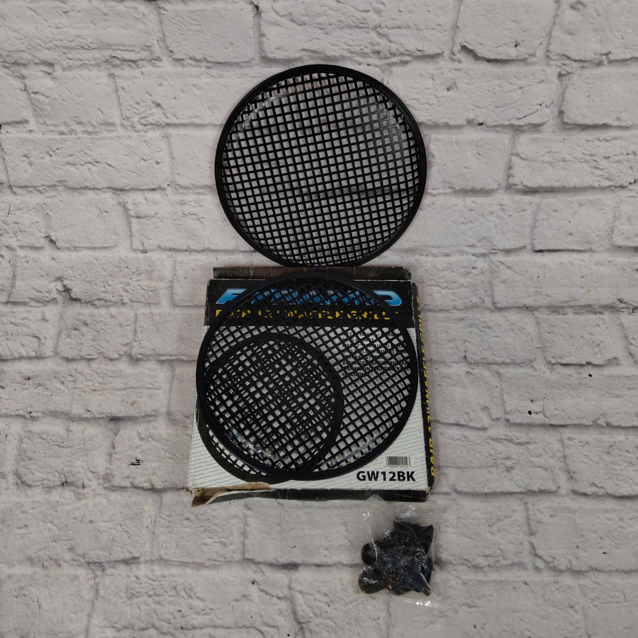 Pyramid GW12BK 12 Inch Waffle Speaker Grill Pair