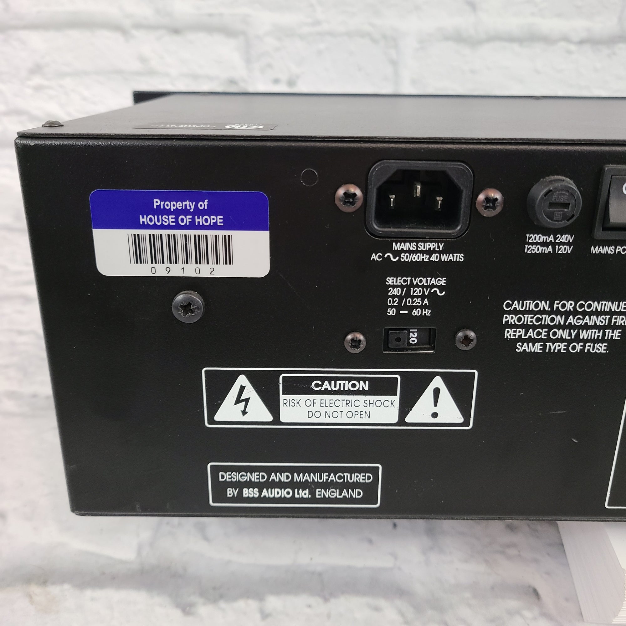BSS FCS-960 Rack EQ