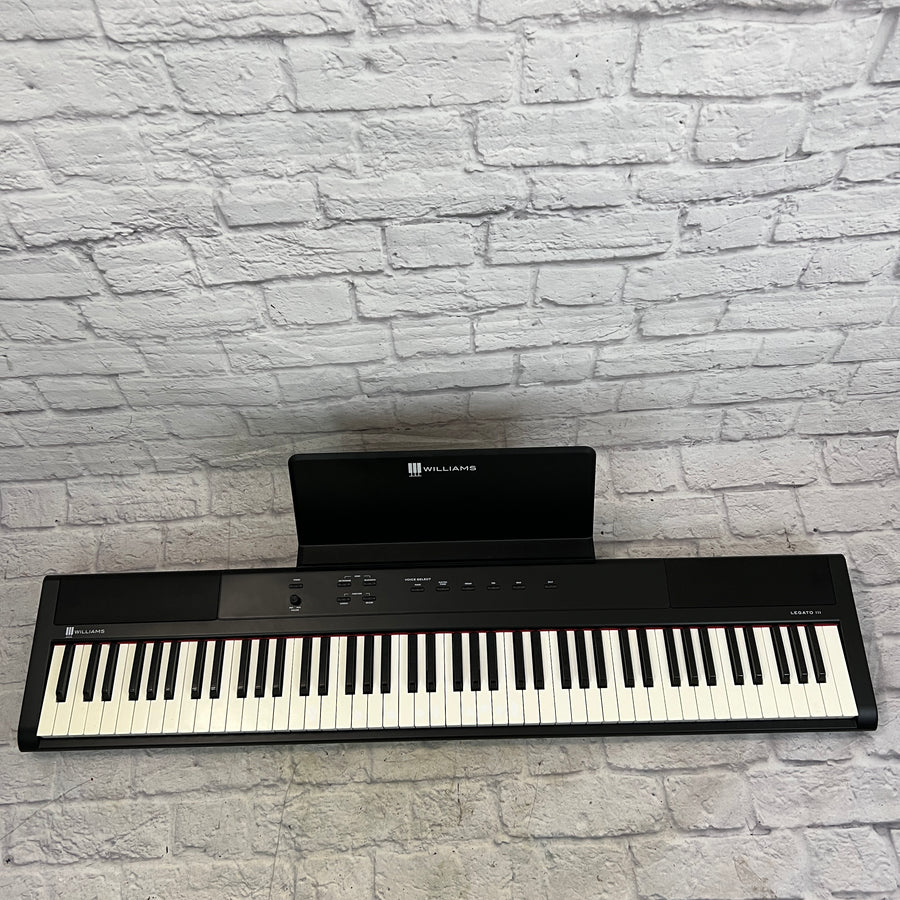 Williams Legato III Black 88 Key Digital Piano