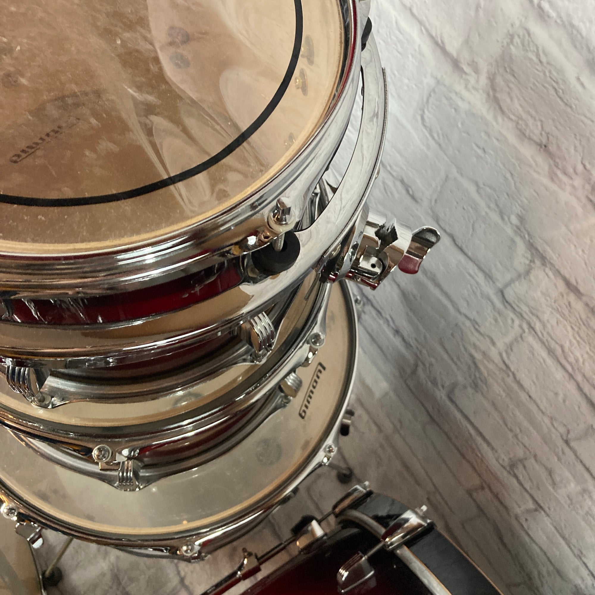 Ludwig Accent CS Custom Wine Red 5 Piece Drum Kit