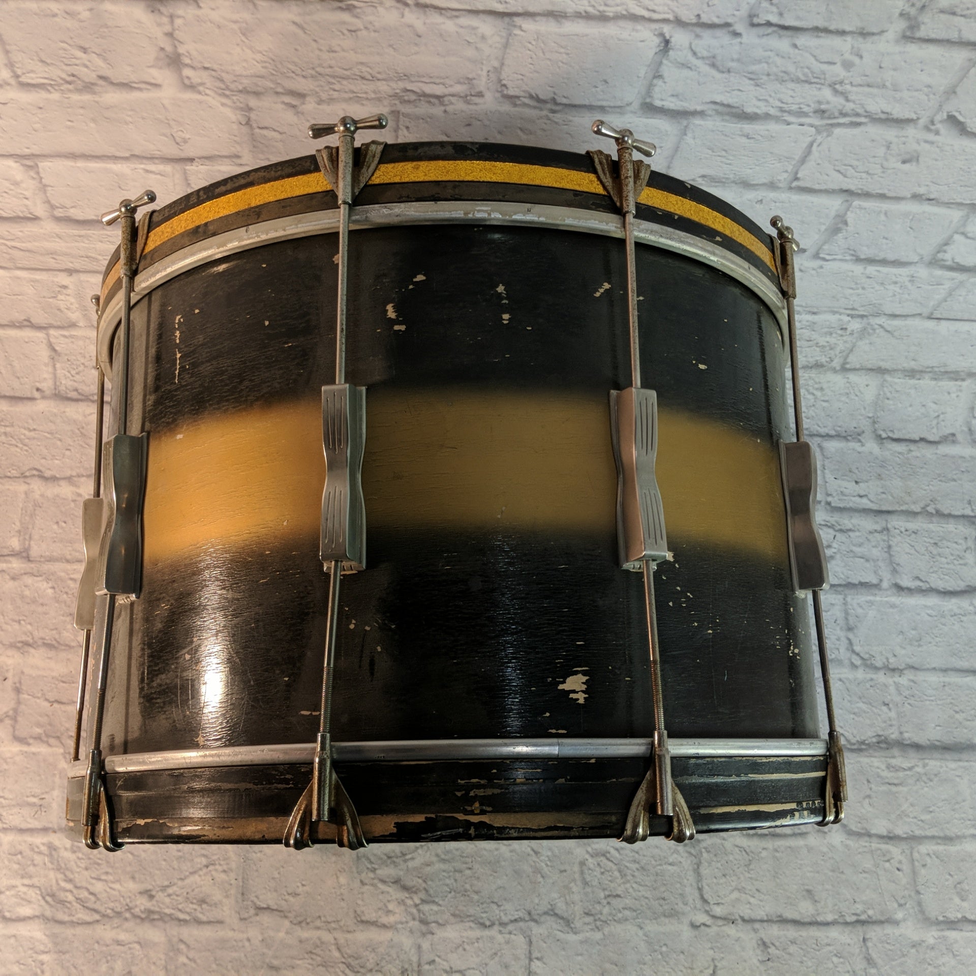 Vintage Ludwig 22 Bass Drum 1960-63 Pre Serial Keystone Badge