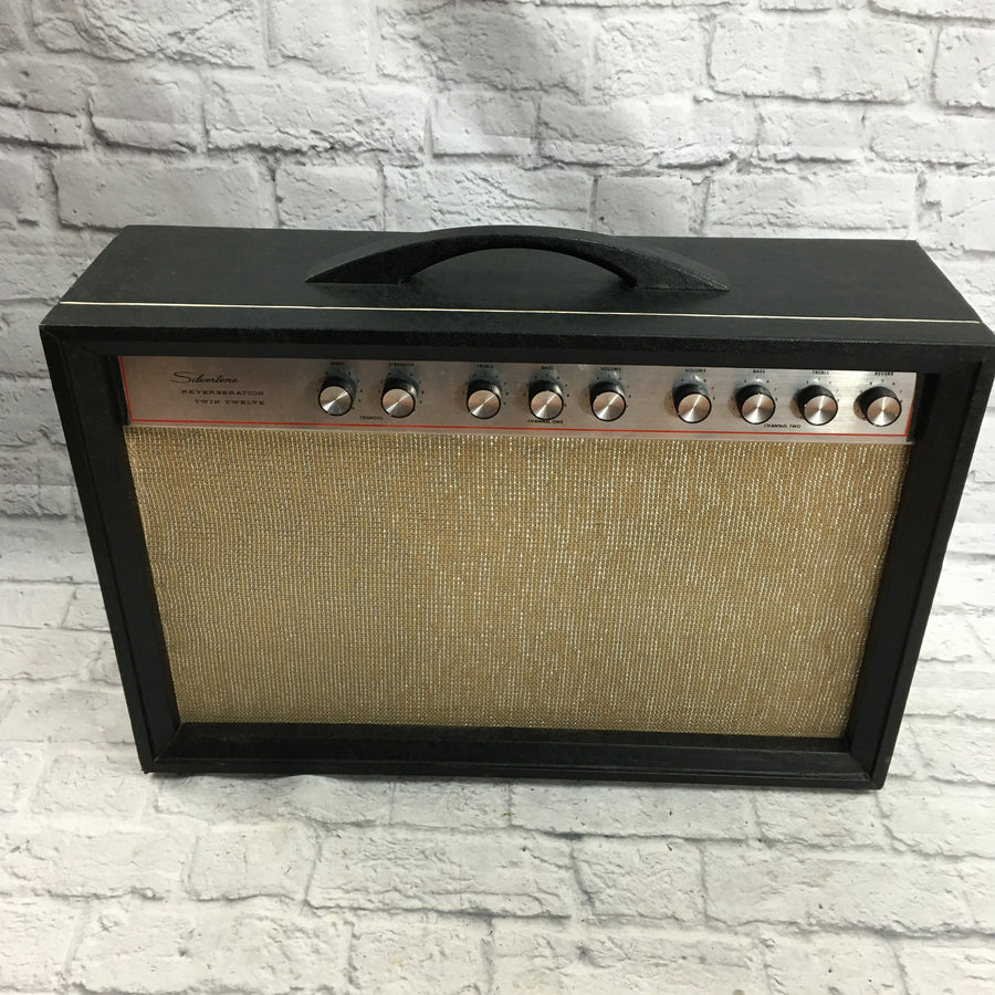 Vintage 1960s Silvertone 1474 Twin Twelve Combo Amp