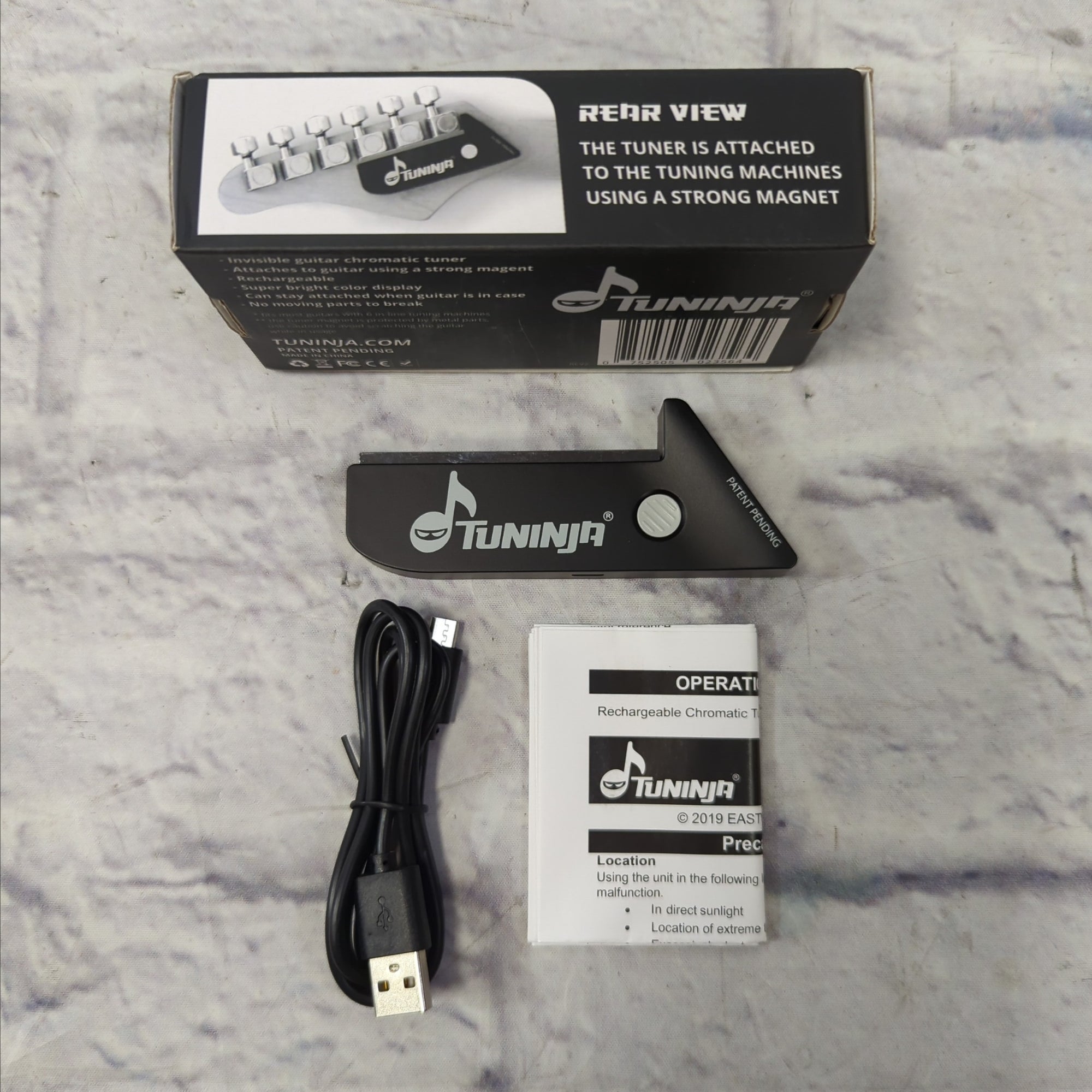Tuninja Magnetic Clip-On Instrument Tuner