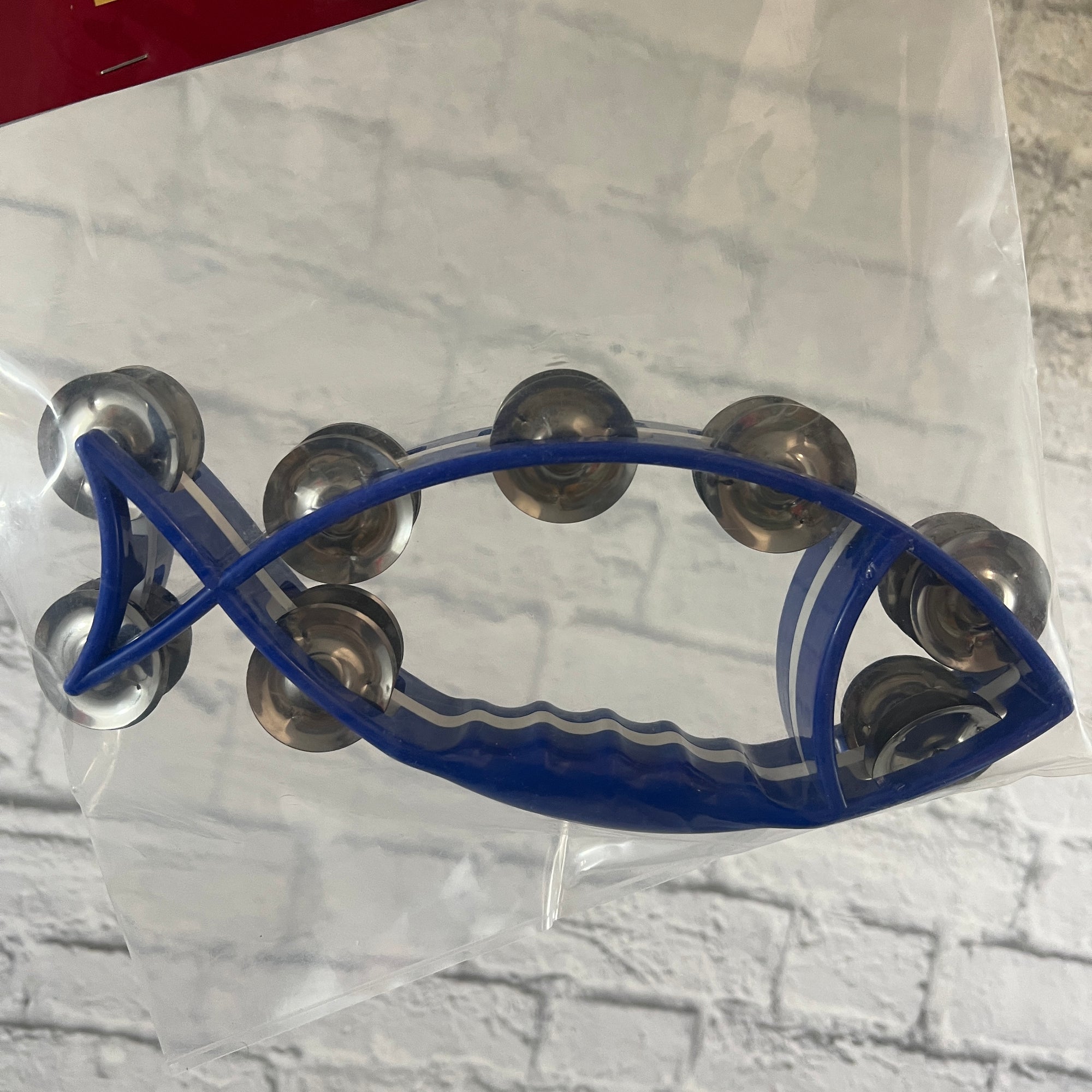 Alice ATB003 Hand-Held Tambourine Blue