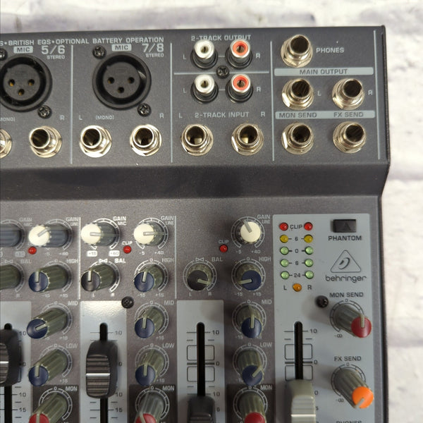 Behringer Xenyx 1002B 10-Channel Battery Powered Mixer - Evolution Music