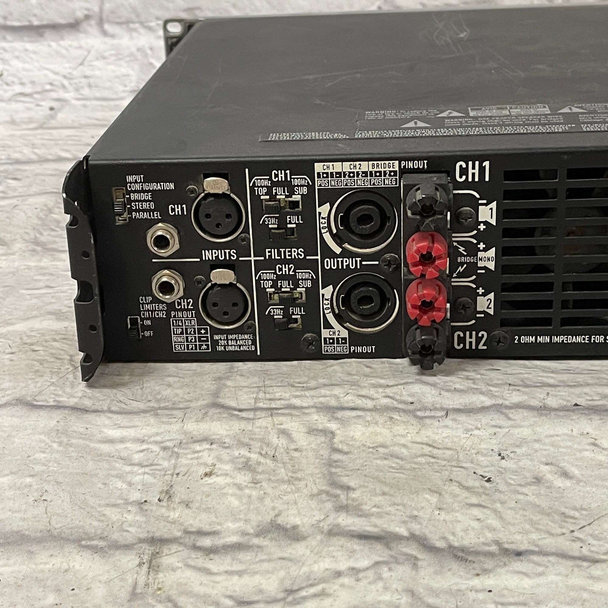 Qsc 3602 QSC PLX3602 2-channel 1800W Power Amp - Evolution Music