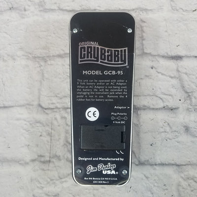 Dunlop Crybaby Wah pedal CGB-95