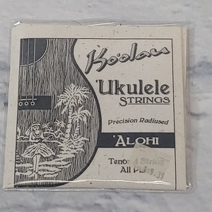 Ko'olau Precision Radiused Alohi Tenor 4 String All Plain Ukulele Strings