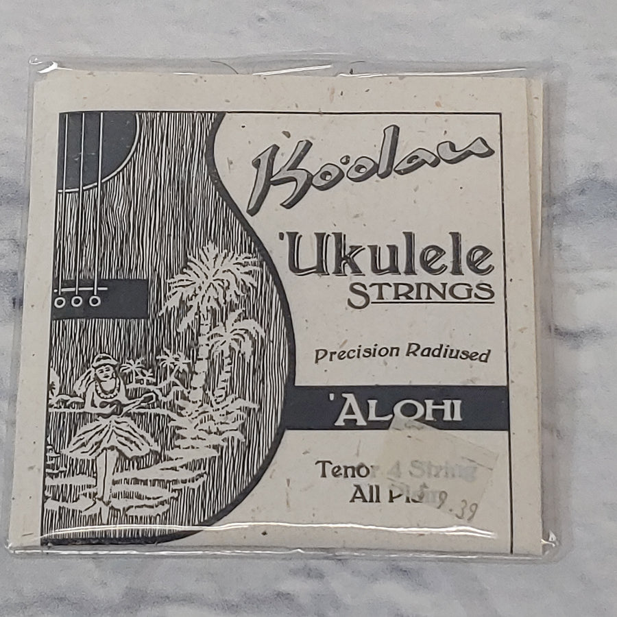Ko'olau Precision Radiused Alohi Tenor 4 String All Plain Ukulele Strings