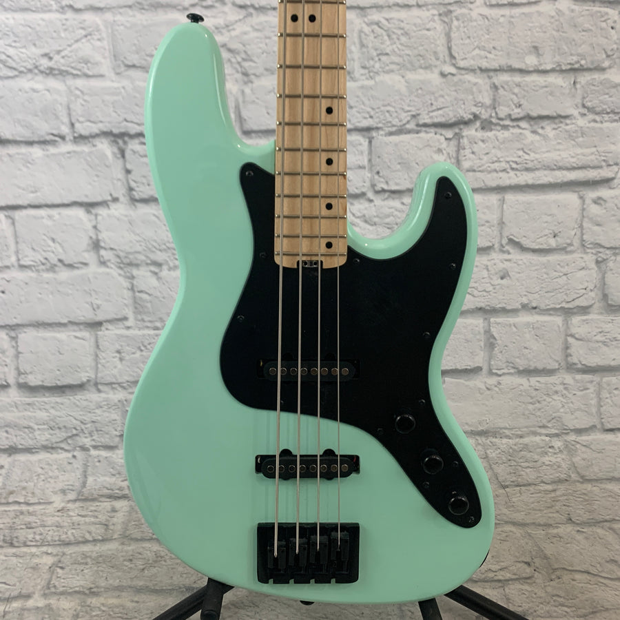 Schecter J4 Diamond Series 4 String Bass - Sea Foam Green