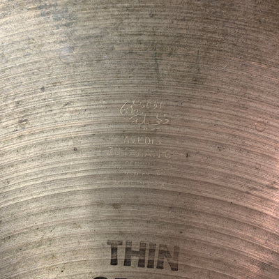 Zildjian 16" Thin Crash Hollow Logo Cymbal