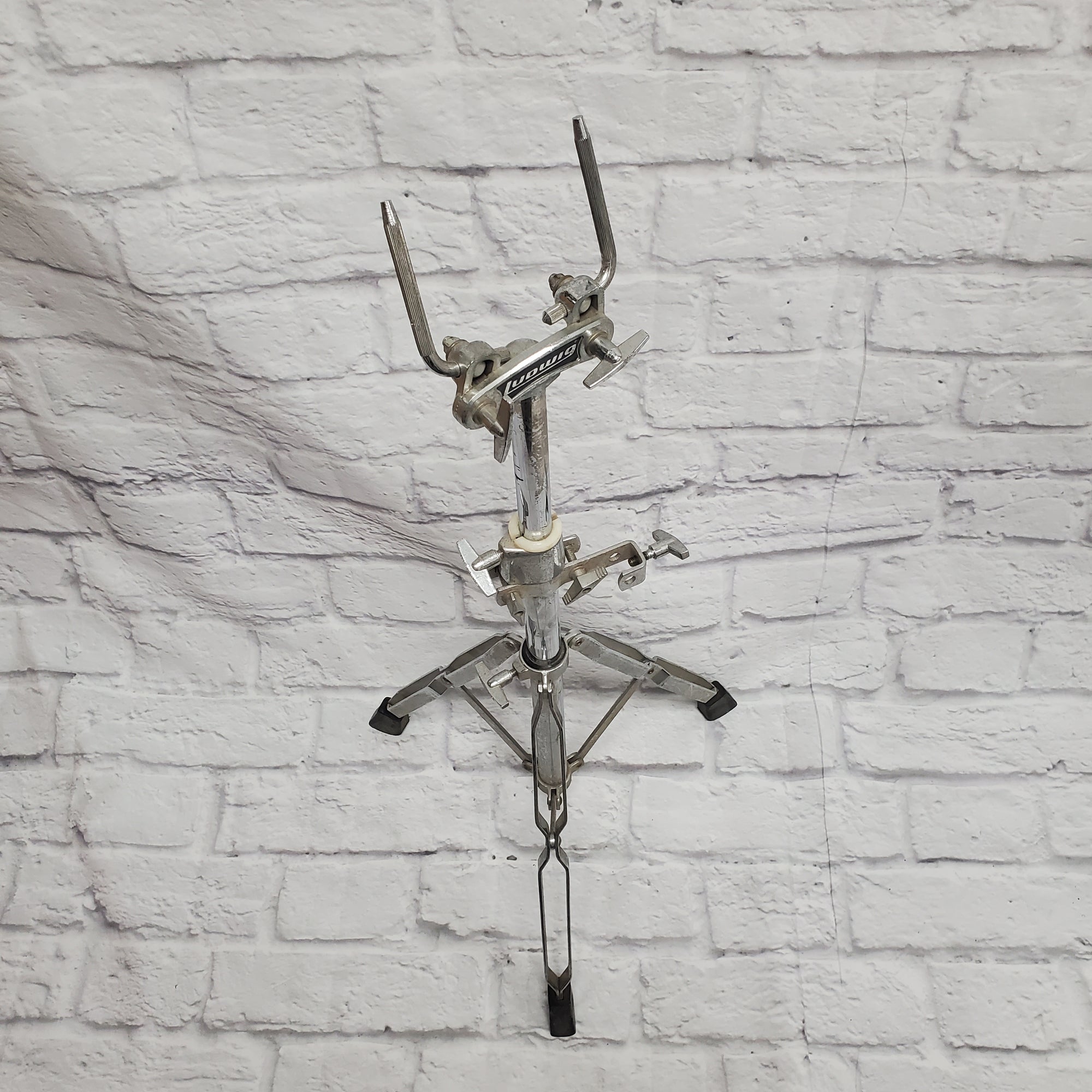 Vintage Ludwig Double Tom Stand 1970's 1980's with Clamp Attachment