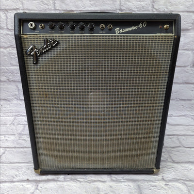 Fender Bassman 60 1x15 Bass Guitar Combo Amp - Late 80s