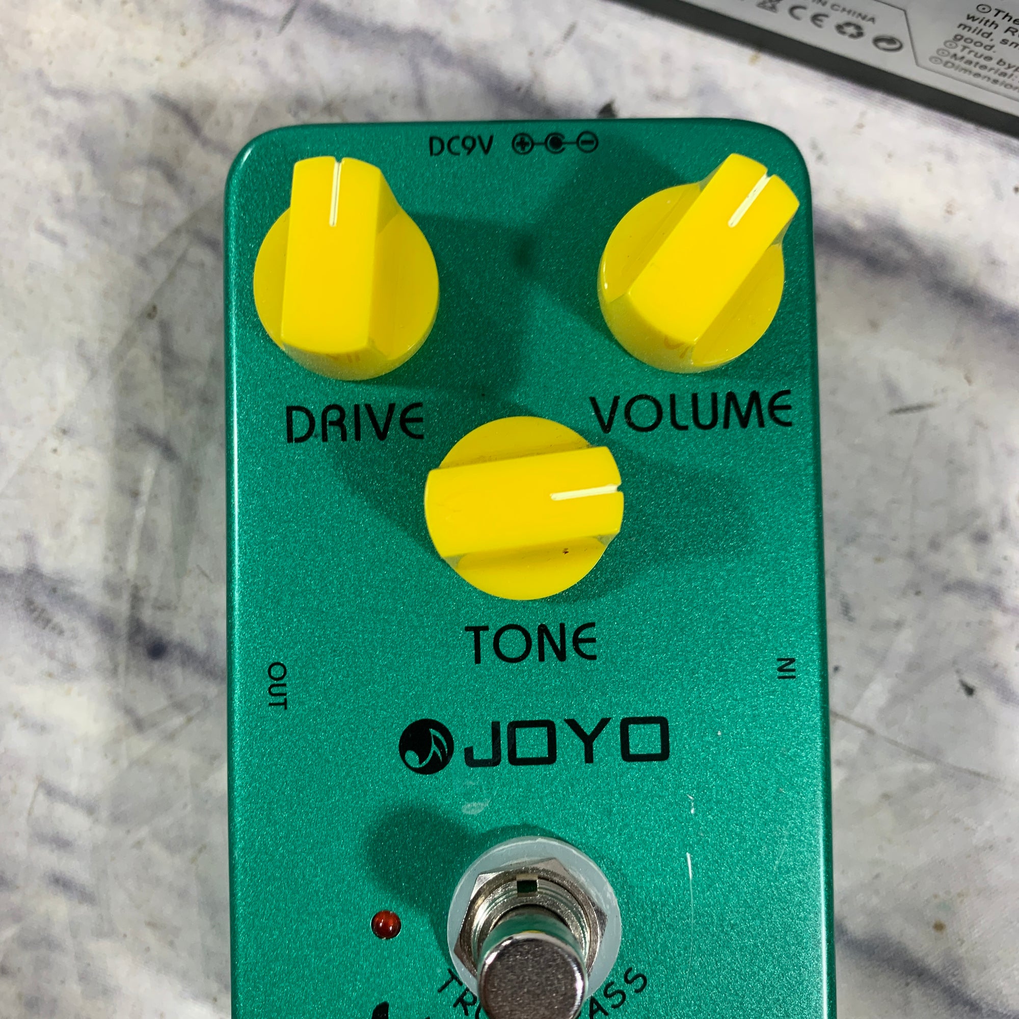 joyo vintage overdrive pedals Joyo Vintage Overdrive Pedal w/ box