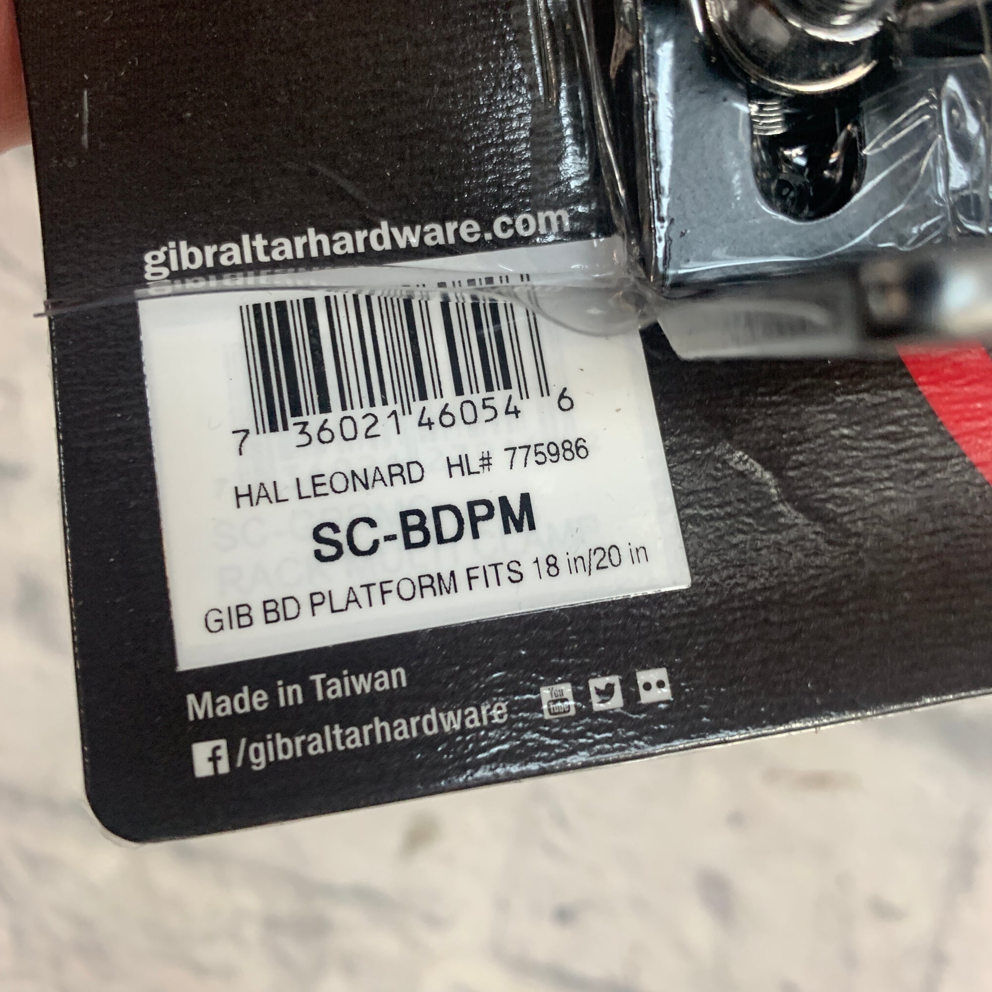 Gibraltar Bass Drum Platform SC-BDPM
