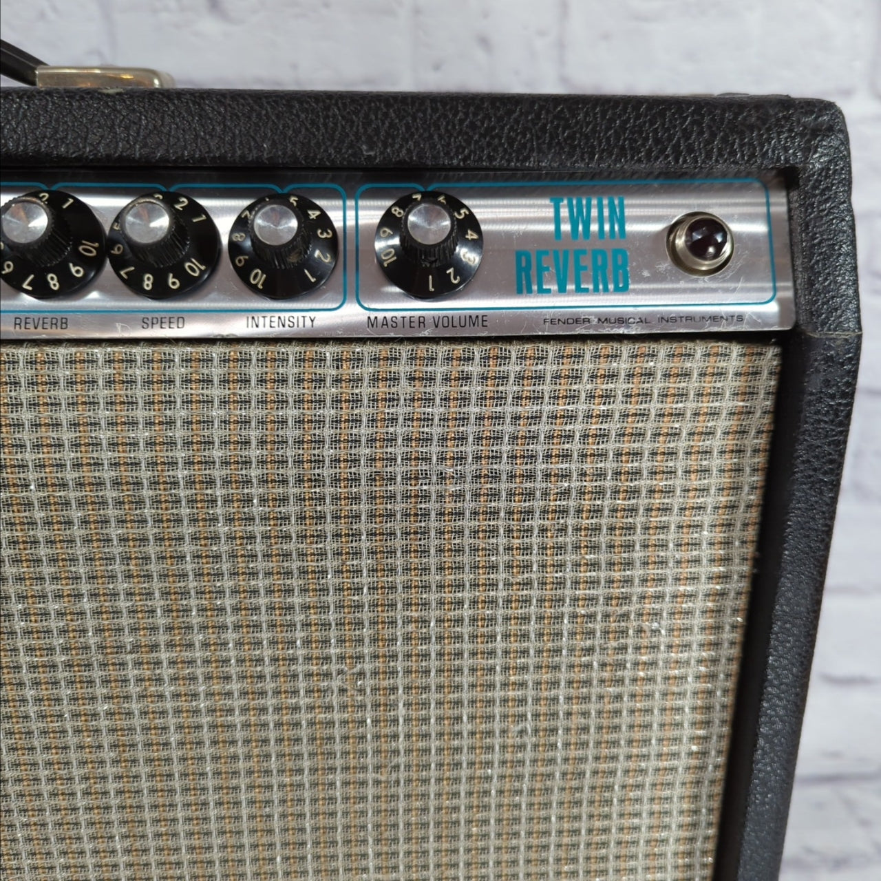 1976 Fender Silverface Twin Reverb Amp w/ casters