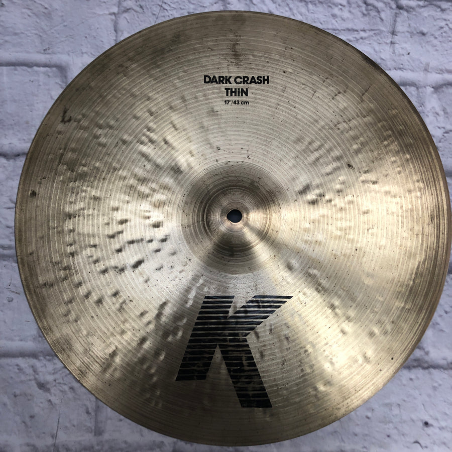 Zildjian 17 K Dark Thin Crash Cymbal