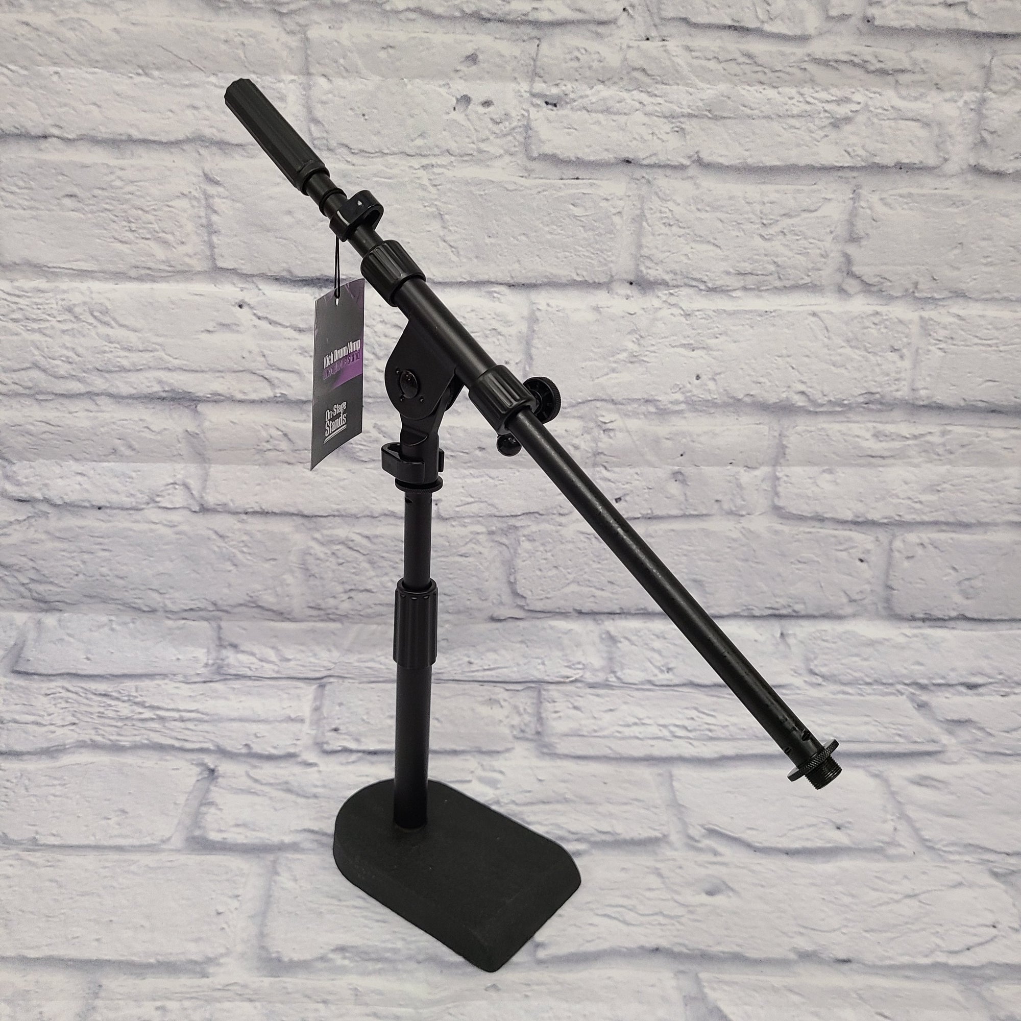 OnStage MS7920B Mini Boom Bass Drum / Guitar Amp Mic Stand Evolution