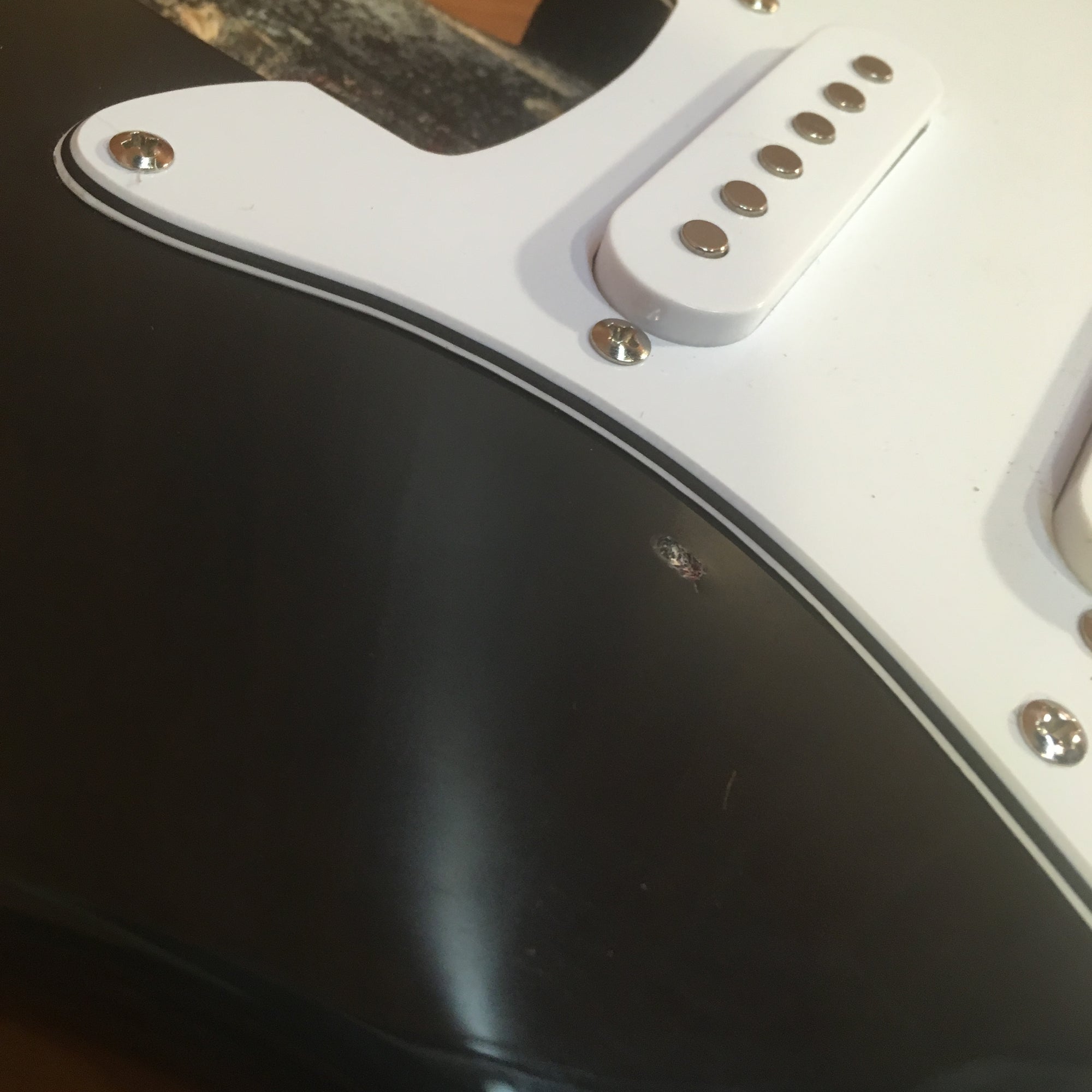Silvertone Strat Body Loaded