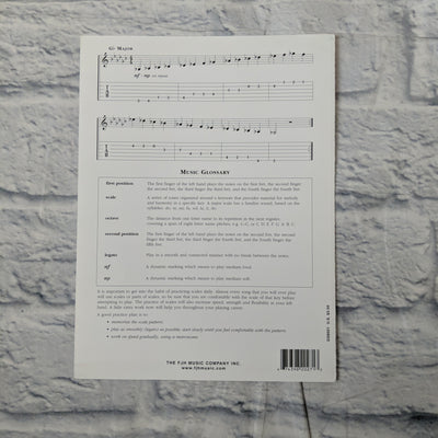 No. 1, First Position Major Scales