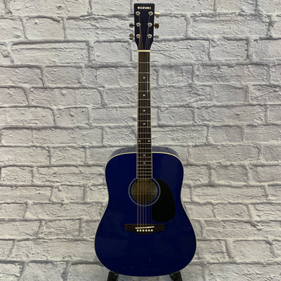 Suzuki SDG-10DB Dreadnought Acoustic Guitar Blue