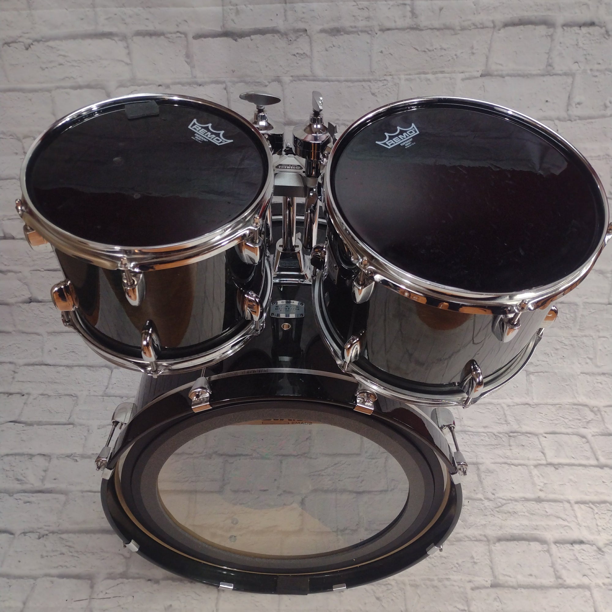 Yamaha Stage Custom All Birch Drum Kit Emerald Stain