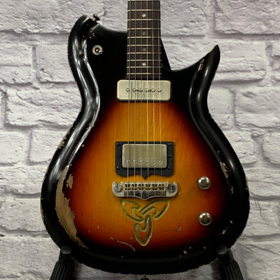 Custom Dennis Fano Alt de Facto RB6 Relic Sunburst w/ Case