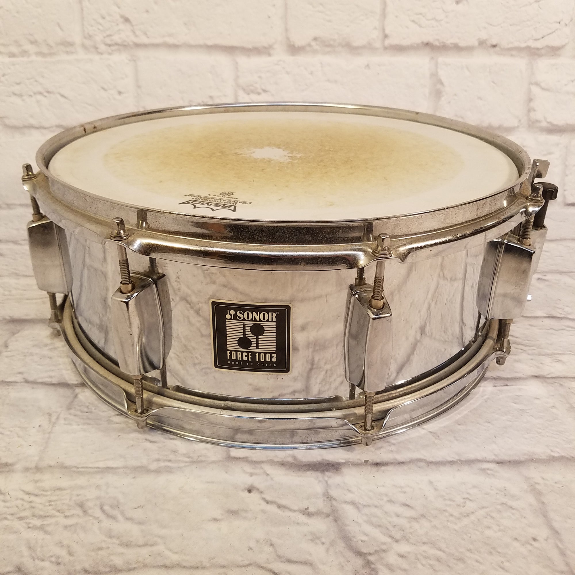 Sonor 14x5.5 Force 1003 Snare Drum Silver