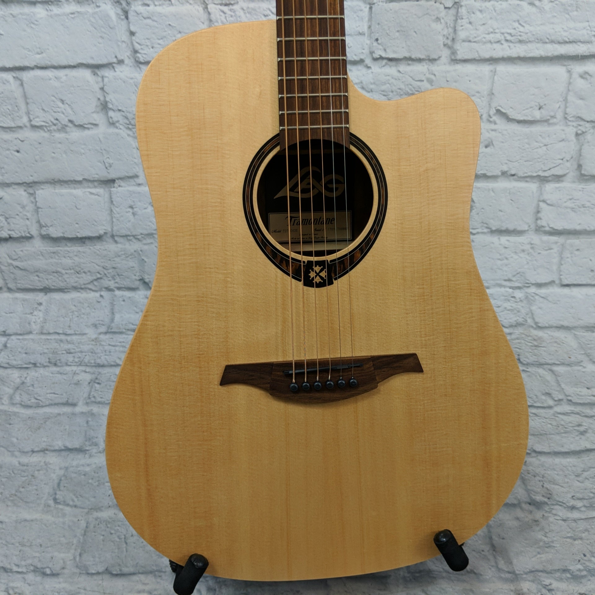 LAG Guitars Tramontane T270 Dreadnought Acoustic Electric Guitar