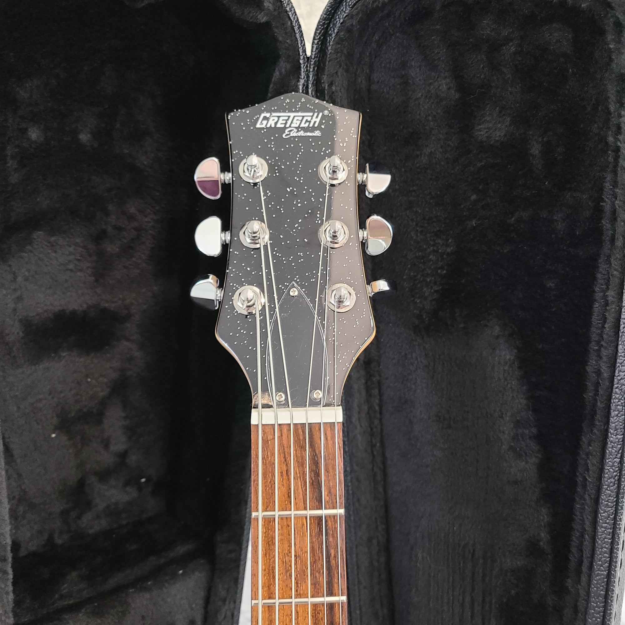 Gretsch G5260 Electromatic Baritone Electric Guitar w/ Bigsby, Hardshell Case - Black Sparkle