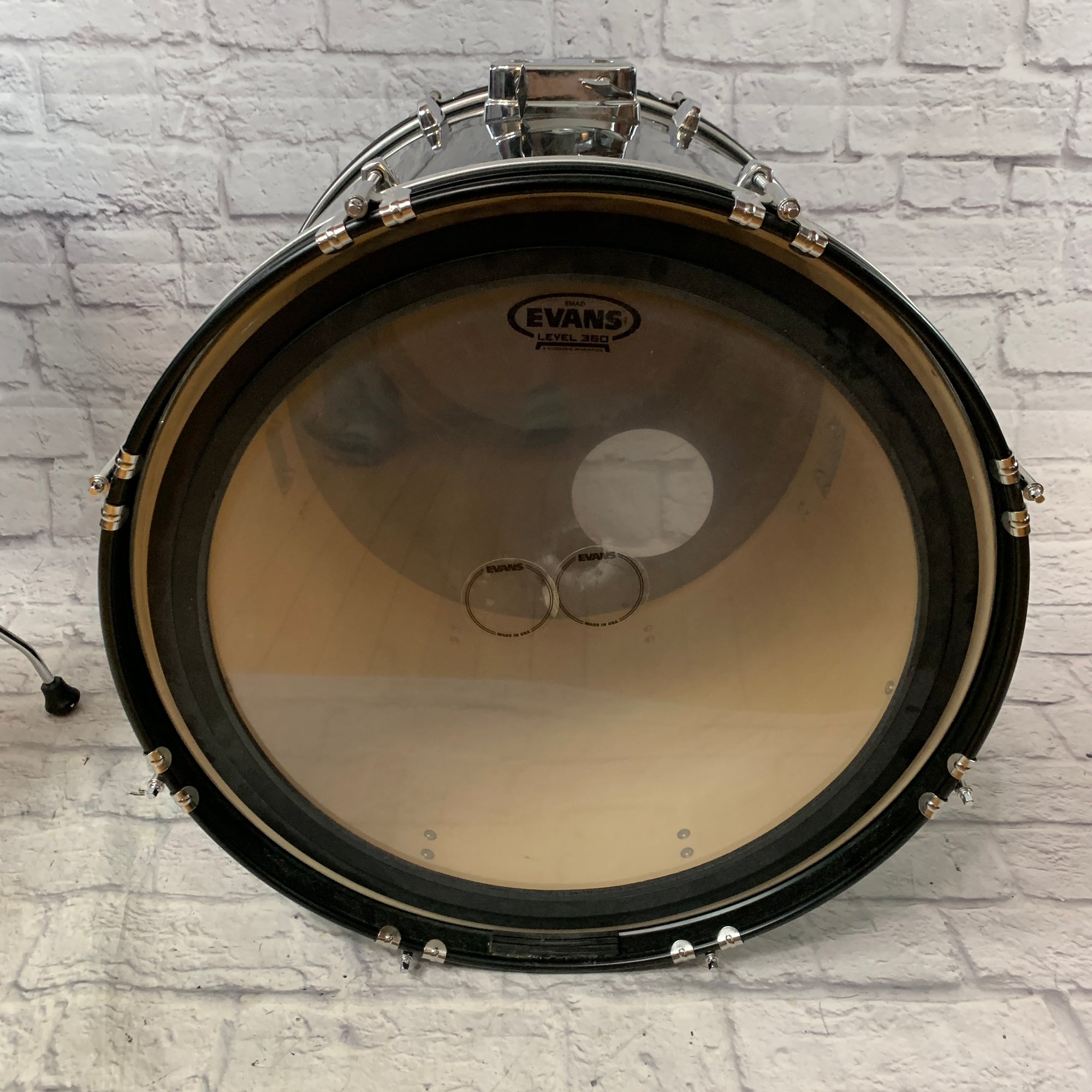 Crush Alpha 5 Piece Black Drum Kit