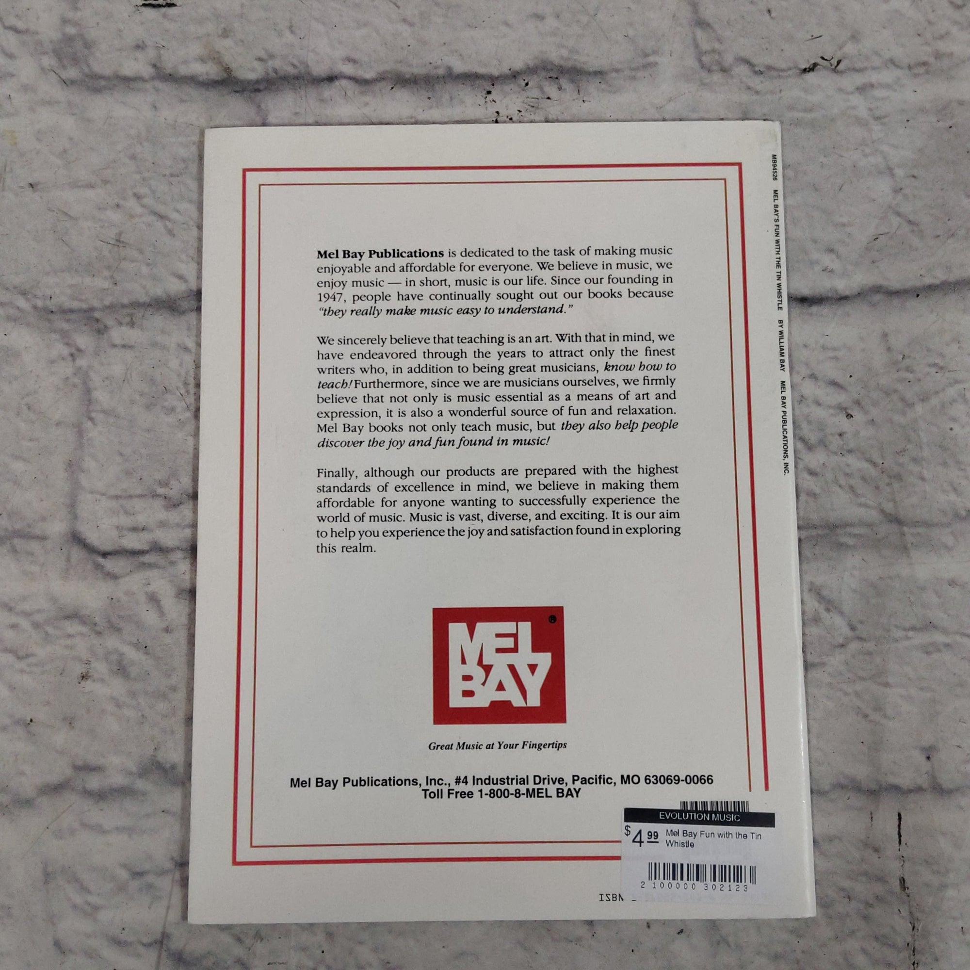 Mel Bay Fun with the Tin Whistle