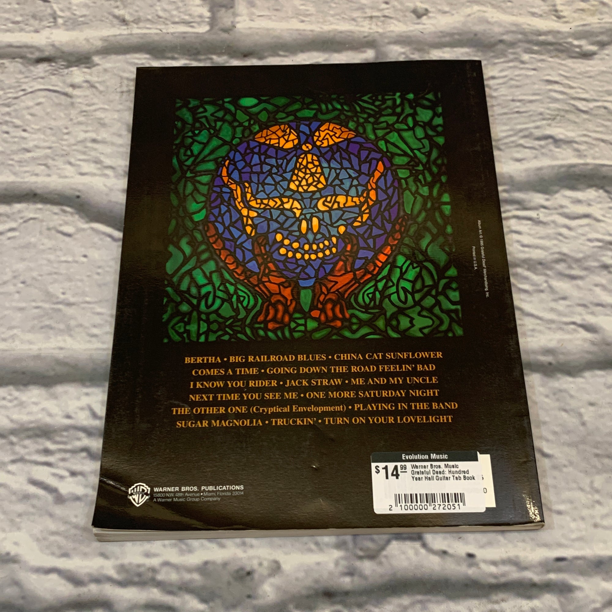 Warner Bros. Music Grateful Dead: Hundred Year Hall Guitar Tab Book