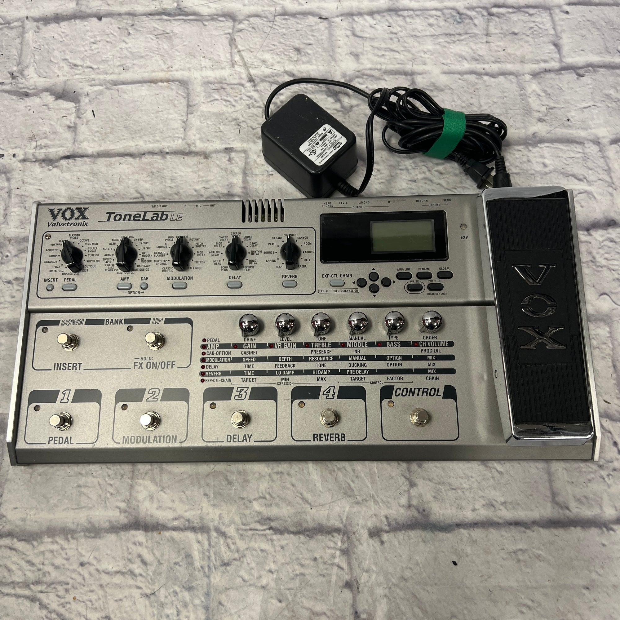 le pedal Vox Tonelab LE Multieffects Pedal