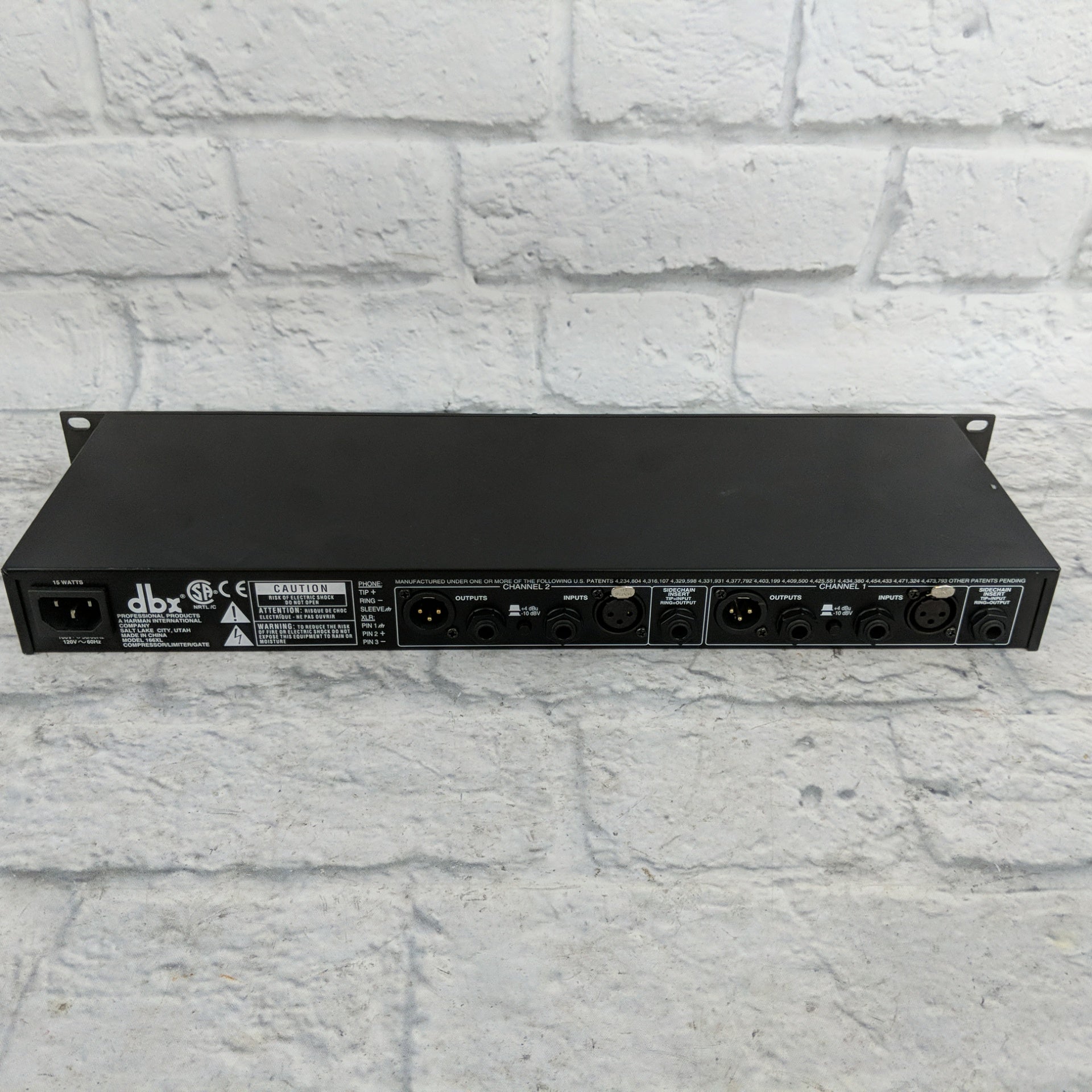 DBX 166XL Compressor/Limiter/Gate