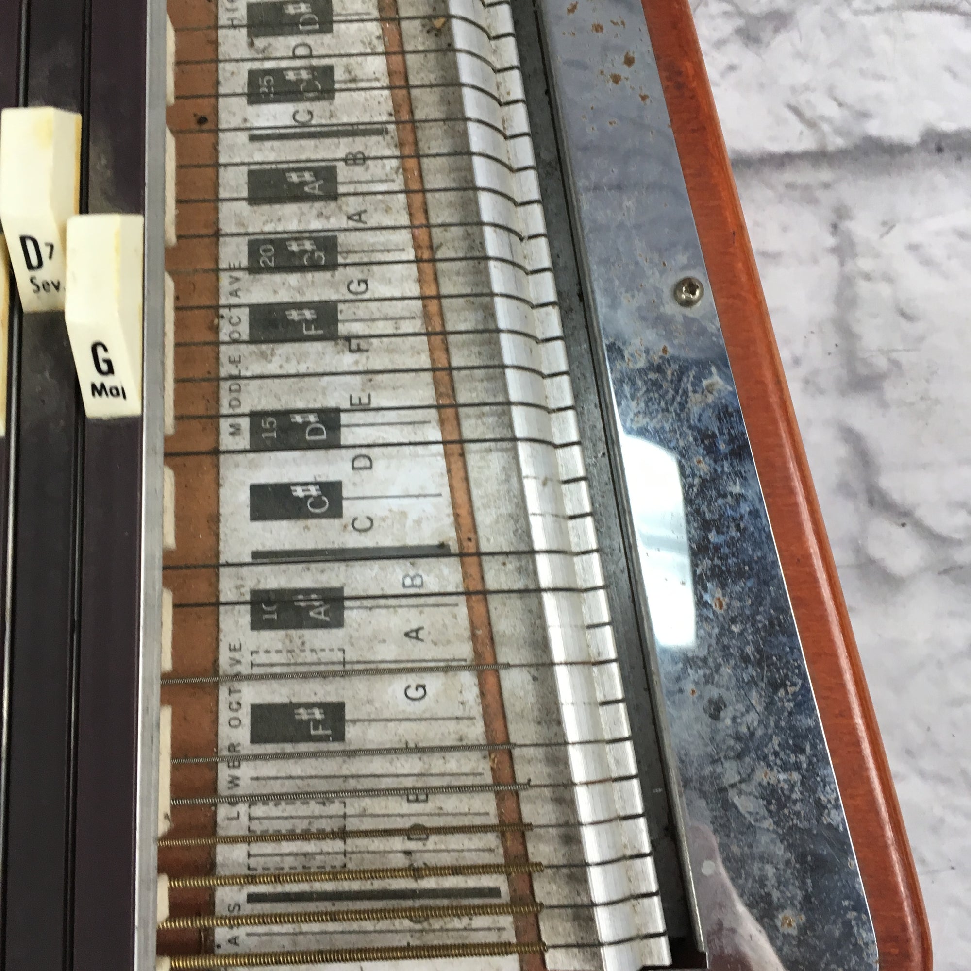 Vintage Oscar Schmidt Auto Harp As-Is