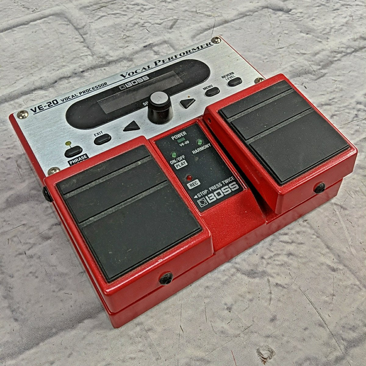 Boss VE-20 Vocal Performer Vocal Effect Pedal with Power