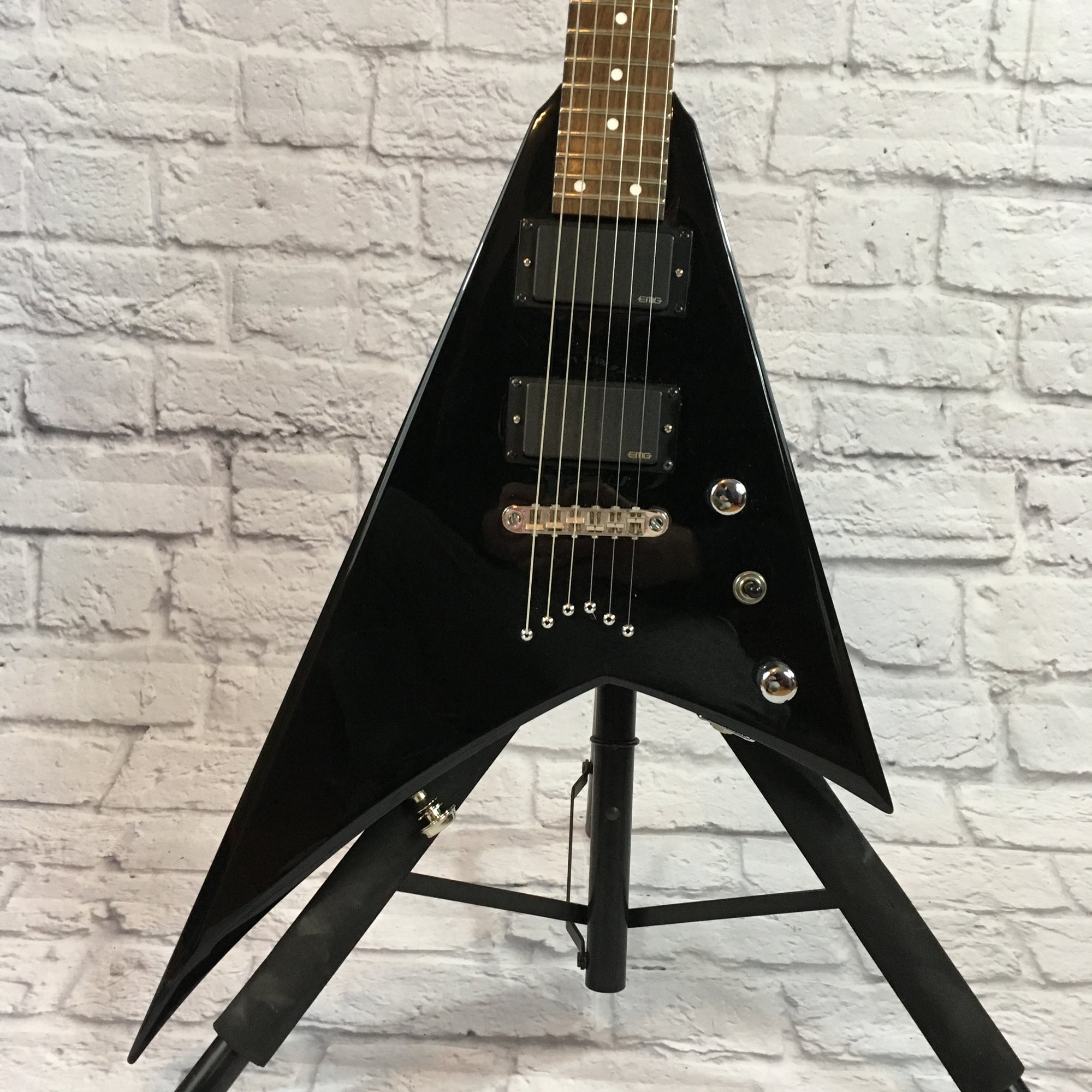 Jackson Rhodes V Black Electric Guitar