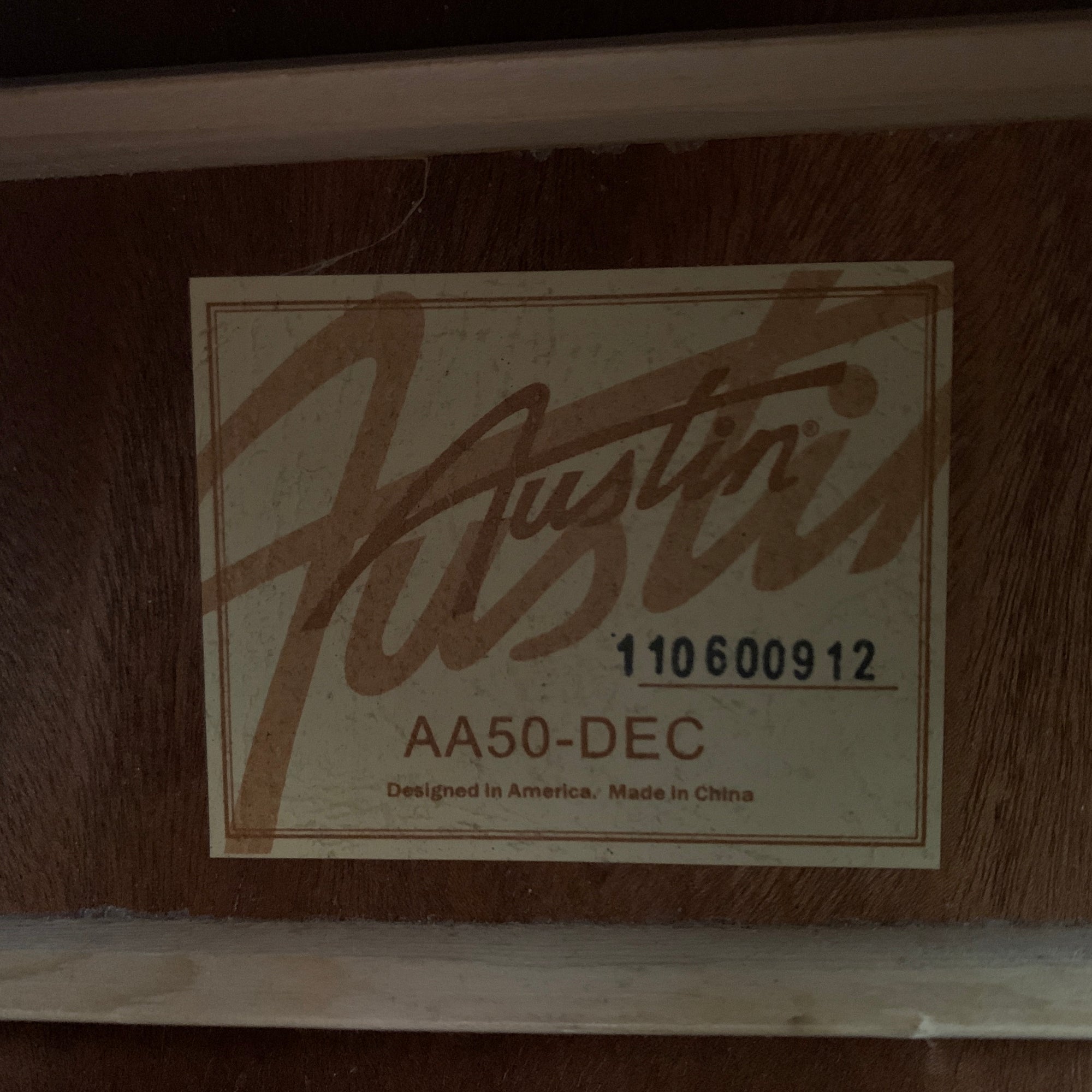 Austin AA50 DEC/NA Acoustic Guitar Acoustic Guitar AS IS