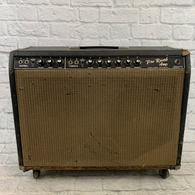 Vintage 1966 Fender Pro Reverb 40 Watt Guitar Combo Amp